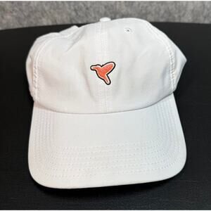 Bird Dogs White Adjustable Lightweight Strap Back Stretch Athleisure One Size